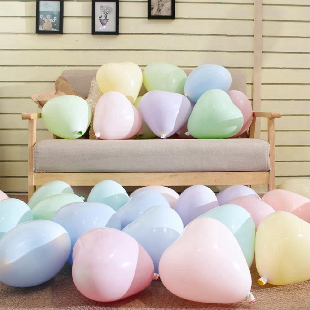 [ELEGANT] Balon 50pcs 10inch Anak Dewasa|Layout Adegan Warna Valentine Day Wedding Decor