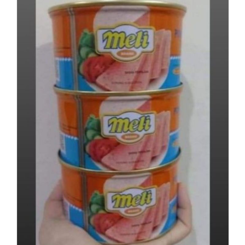 

MELI LUNCHEON PORK CANNED MEAT 397 GRAM - DAGING BABI NON HALAL
