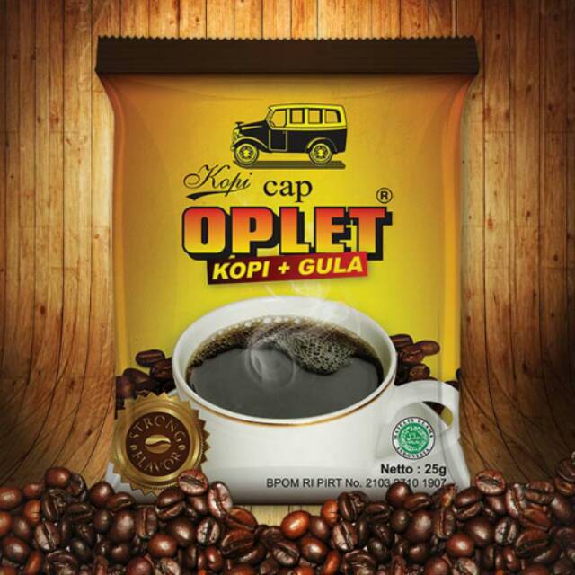 

Kopi Oplet 2 in 1 Kopi+Gula (25grx20 sachet--renceng)