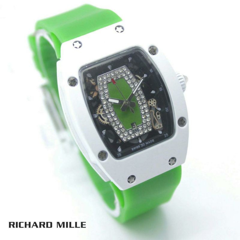 Jam Tangan Wanita RM Richard Mile Tali Rubber Model Terbaru Dan Terlaris - Jam Tangan Wanita