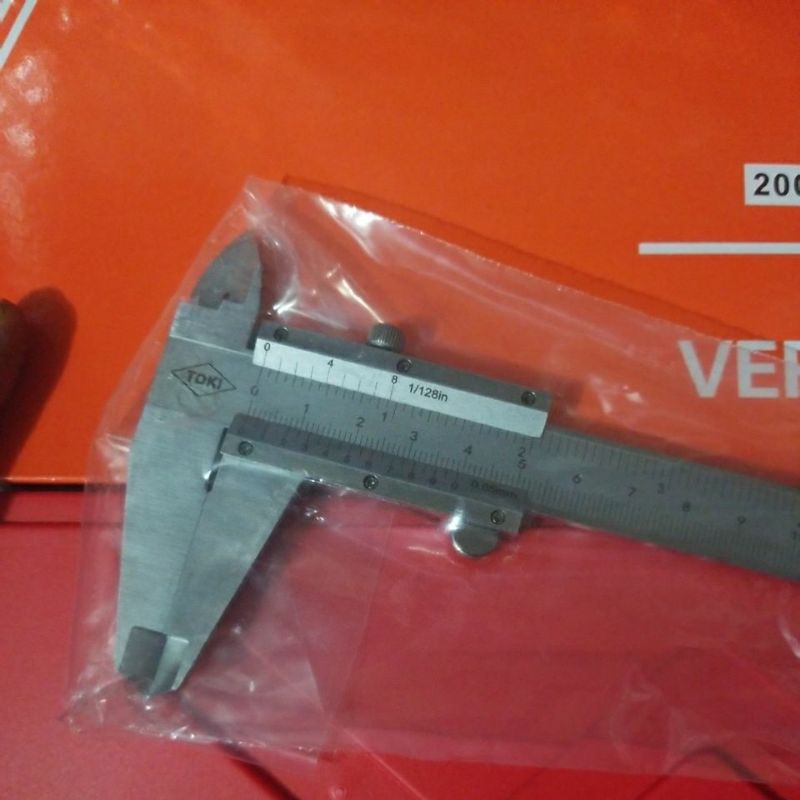 vernier caliper jangka Sorong manual 8 inch sigmat jangka sorong alat ukur merk Toki
