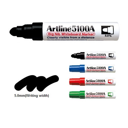 

SPIDOL WHITEBOARD MARKER BIG NIB ARTLINE EK 5100A (3 pcs)