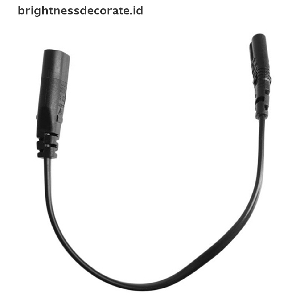 Kabel Extension Power Adapter Iec320 2-pin C7 Female Ke C8 Male Panjang 8