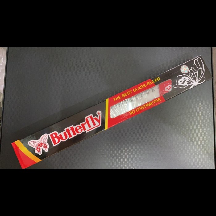 

Hadir Penggaris Butterfly 30 Cm Plastik Murah