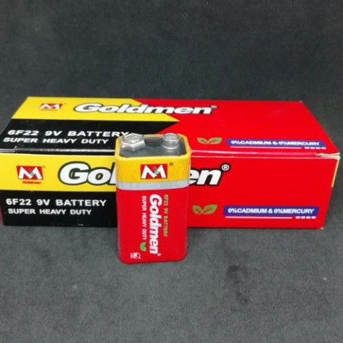 BATTERY 9VOLT BATERAI 9V GOLDMAN