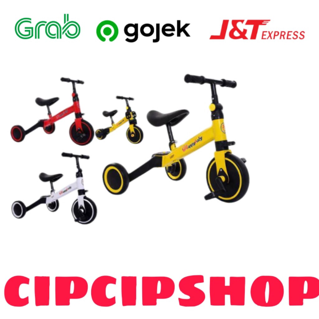 NEW ! Sepeda roda 3 anak 3 in 1 baru / sepeda anak untuk belajar keseimbangan / sepeda roda 3 import terbaru