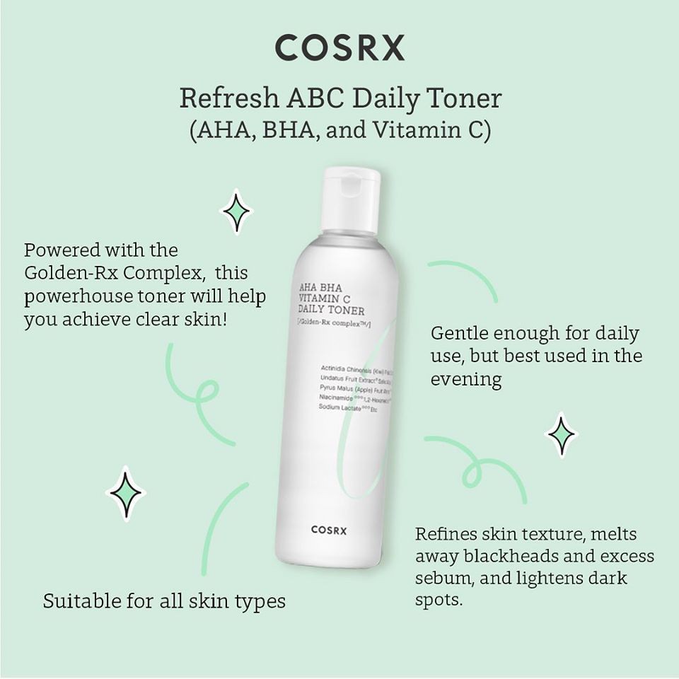 COSRX - REFRESH AHA BHA VITAMIN C DAILY TONER