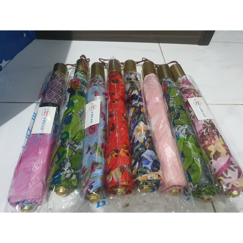 [PL01] Payung Lipat Umbrella Motif Unyu Random Colour Murah Meriah