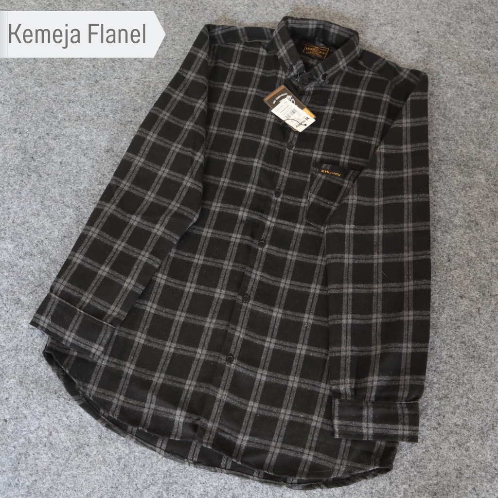 Kemeja Flanel Pria Premium Terbaru Lengan Panjang Motif Kotak Kotak Flanel Distro