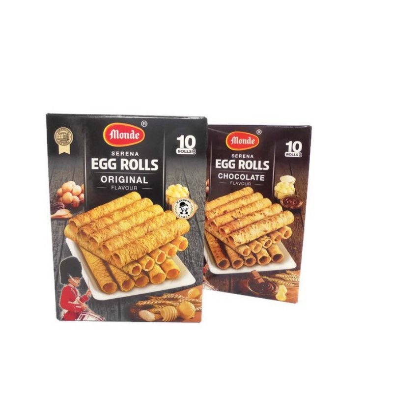 

Monde Serena Egg Roll 70 g Original / Coklat / Monde / Egg Roll / Murah