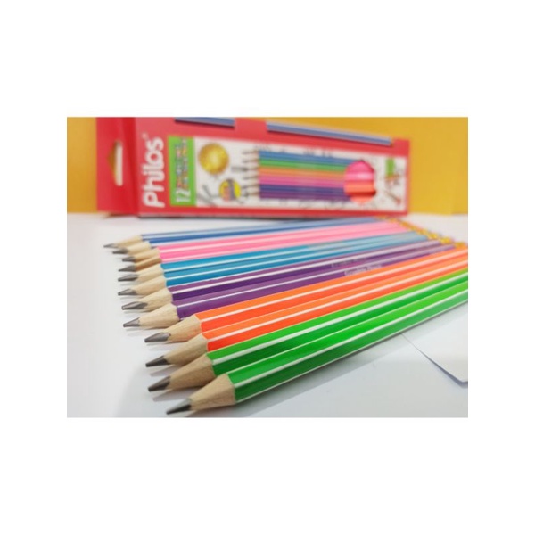 

Pensil 2B Philos Neon Liris ( per satuan ) / Pensil 2B Motif Liris / Pensil 2B / Pensil 2B Warna Neon Motif Liris