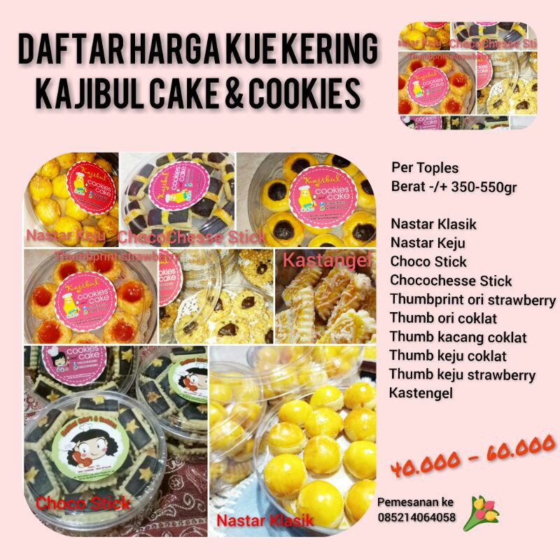 

Kue Kering Kajibul Cake & Cookies