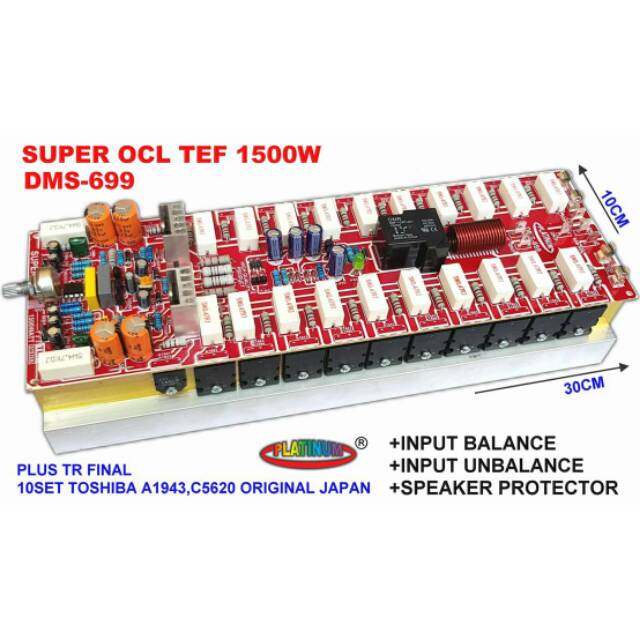 KIT POWER SUPER OCL TEF 1500W DMS-699 +TR