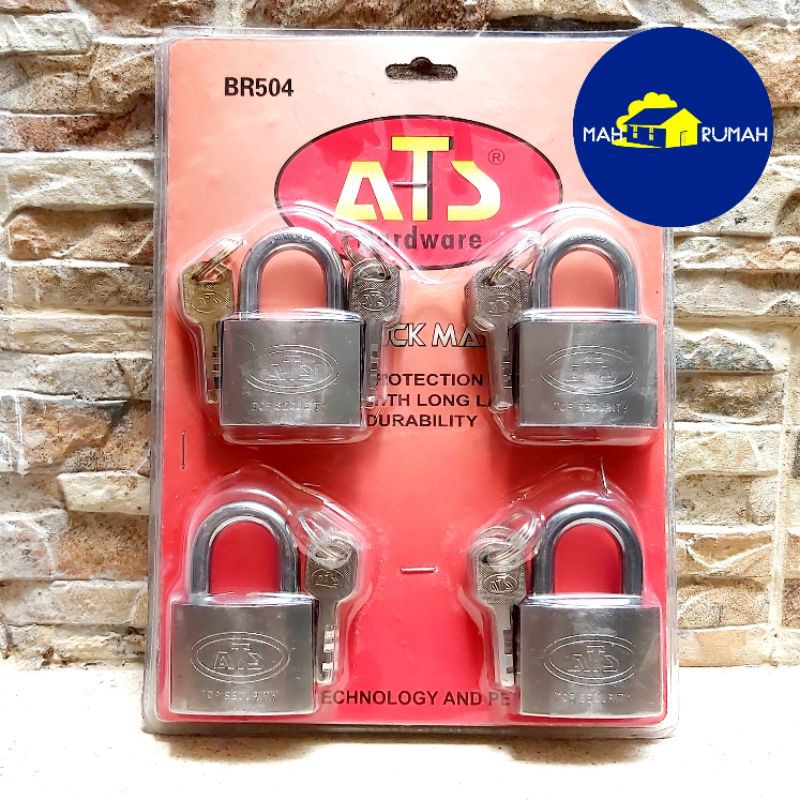 Gembok Masterkey Master Key ATS - 50mm 50 mm x 4pcs