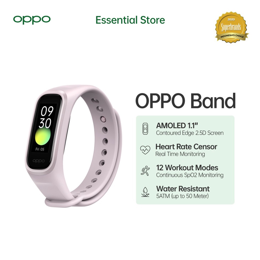 Original OPPO Band [Exercise Mode, Health Monitor] - JAM TANGAN Premium Kekinian