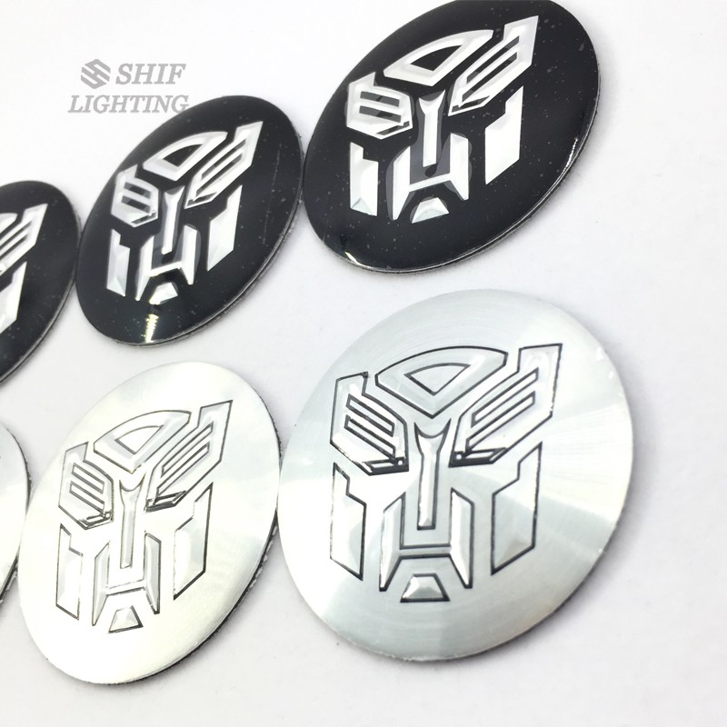 Stiker Emblem Logo Transformer 4x56mm Untuk Velg Hub Mobil