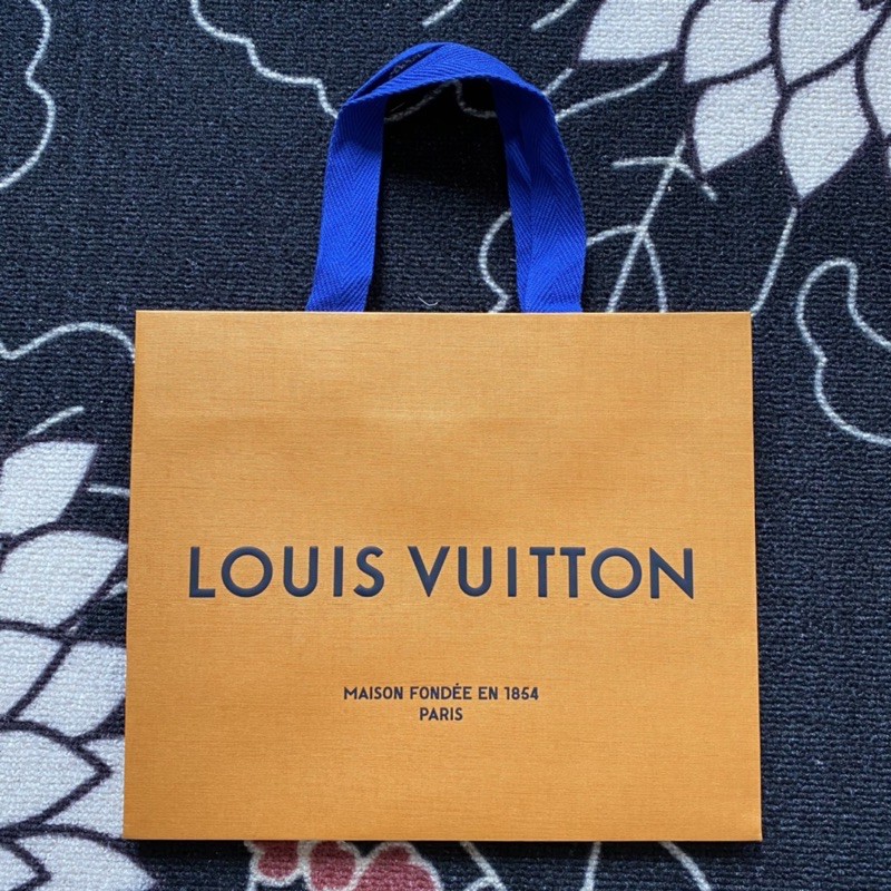 

[Original] Paperbag Louis Vuitton Brown dan Gold Asli Store Berbagai Ukuran Small Medium Large