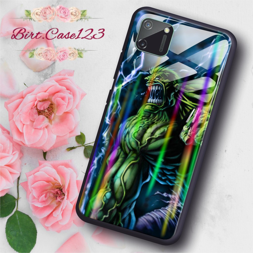 BC Case silikon Gambar HULK back case glass aurora oppo samsung vivo xiaomi realme iphone all type