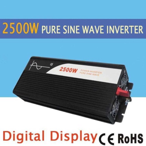Unik Car Power Inverter Pure Sine Wave DC 12V to AC 220V 2500W Alat Pengubah Listrik Arus Searah DC 