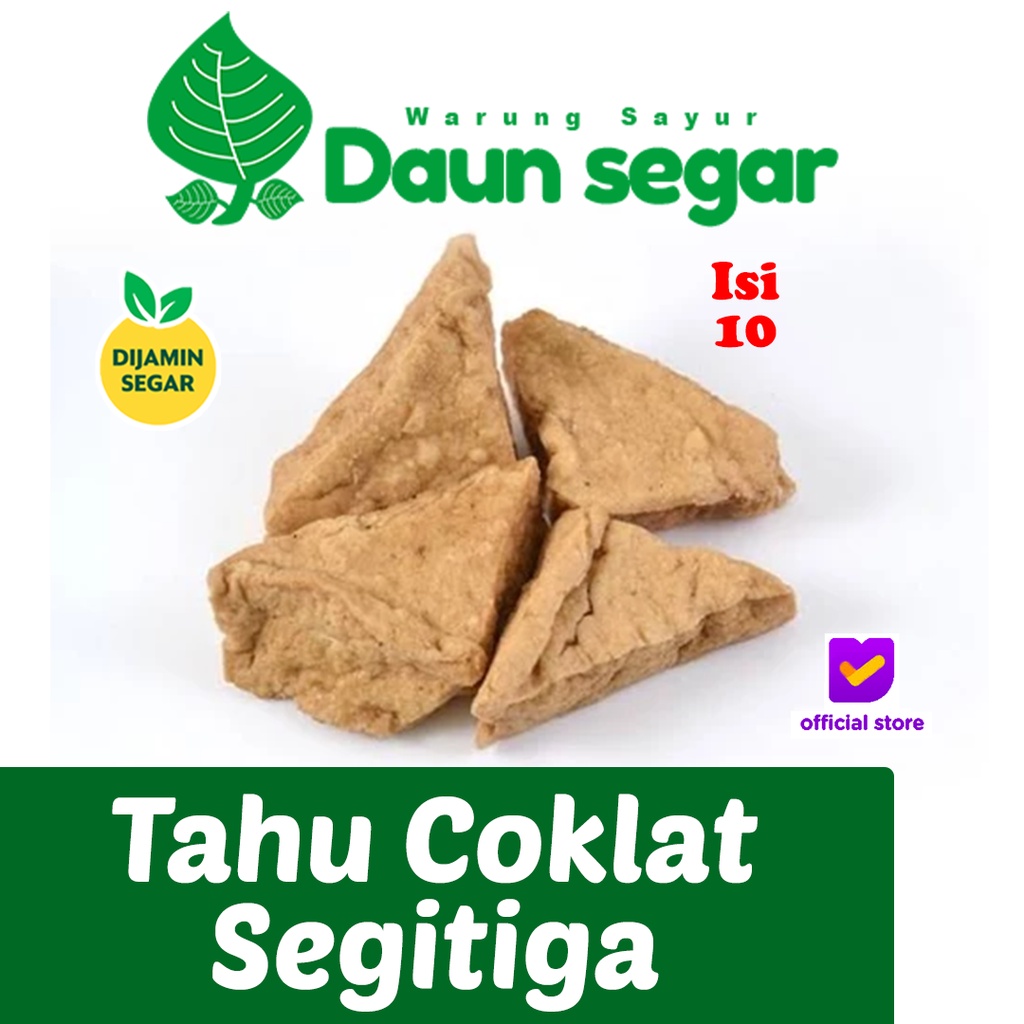 Jual Tahu Coklat Segitiga Gurih Isi10 Pack Shopee Indonesia