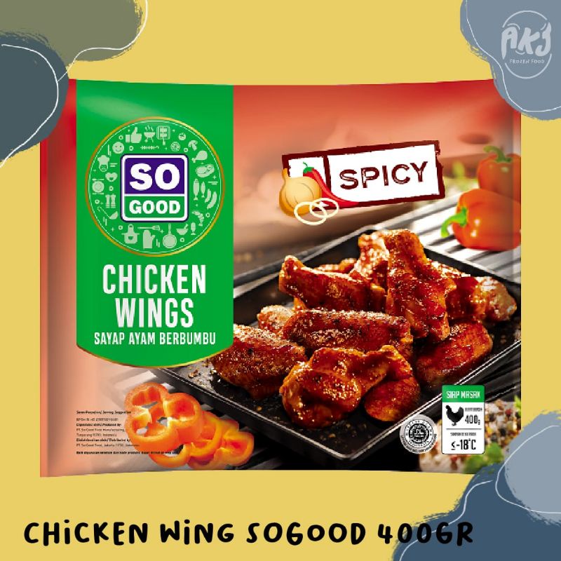 

So Good Chicken Wing Spicy 400gr