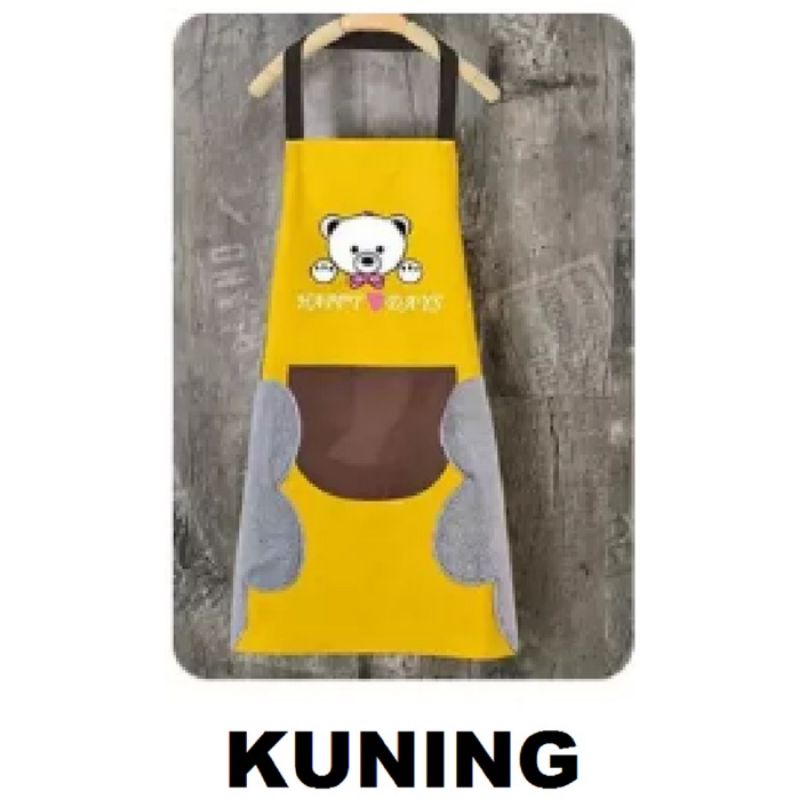 Celemek Masak Dapur Anti Minyak