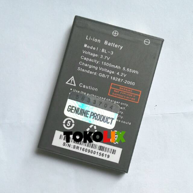 Baterai Baofeng UV-3R / Weierwei UV'3R / Baofeng UV3R / Weierwei UV3R