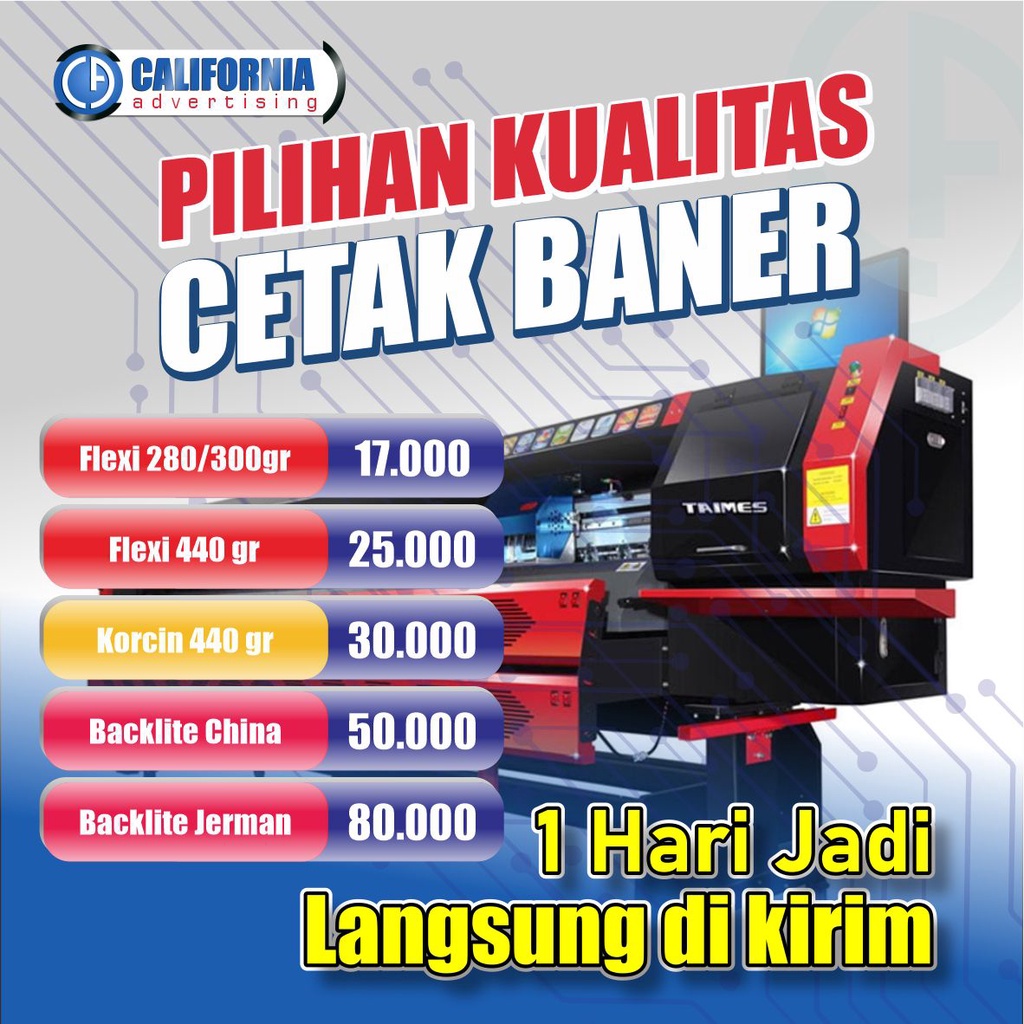 Jual Spanduk Atau Banner Atau Backdrop 1 Jam Jadi Langsung Dikirim ...