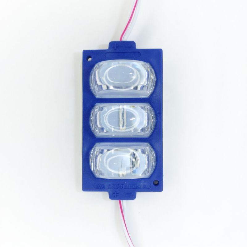 lampu Variasi roda 3 mata LED 7338 12 volt 24 volt mobil motor truk bis iceblue pink