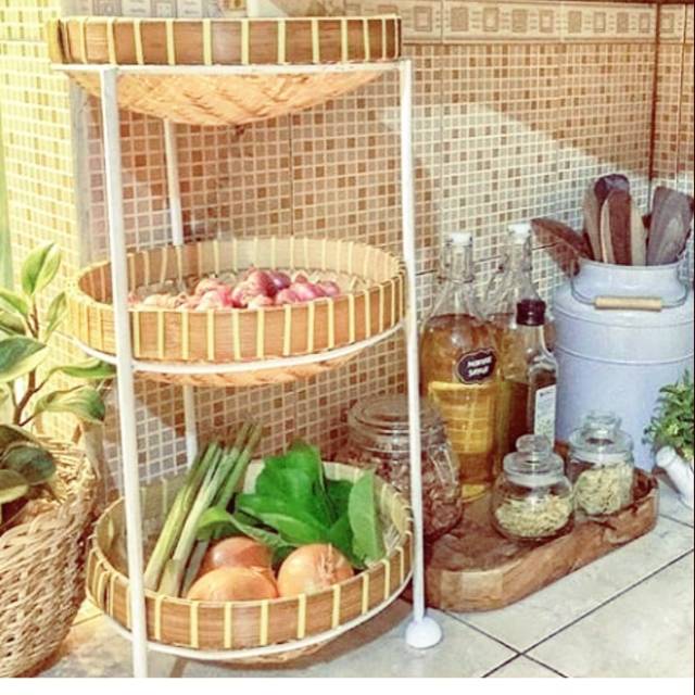 Rak bumbu dapur rak bawang Shopee Indonesia Rak bumbu dapur rak bawang Shopee Indonesia