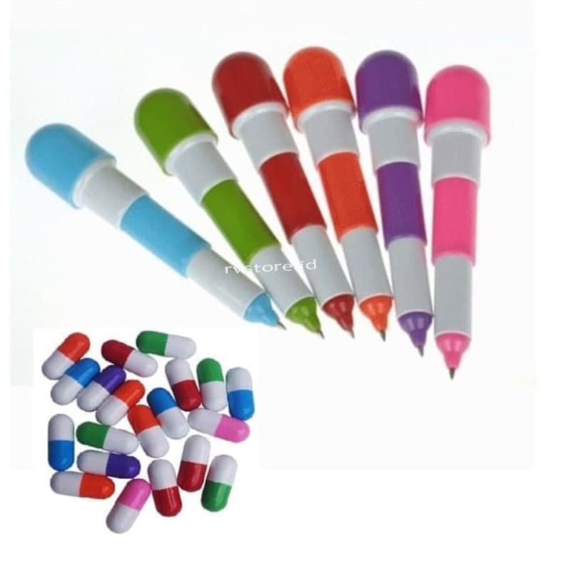 

Pulpen Pena Kapsul bolpen alat tulis souvenir wedding dll