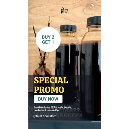 

PROMO beli 2 gratis 1 Madu Murni Asli akasia Crassicarpa