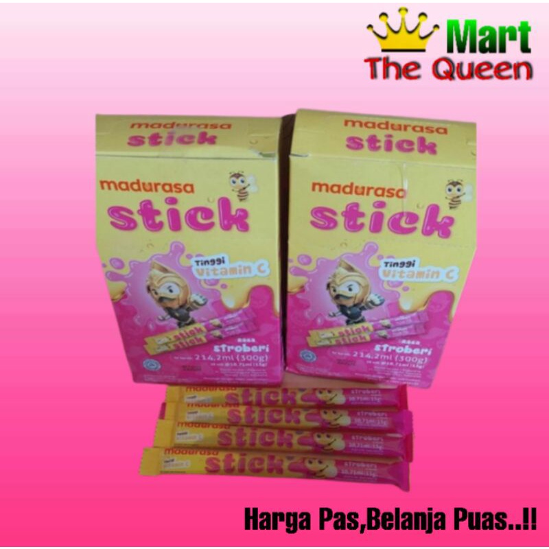 

MADURASA STICK strawberry 1 pack isi 20 x 15gr