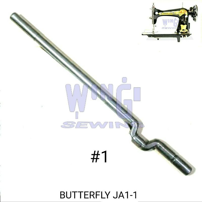 No 1 BUTTERFLY As Utama Main Shaft Mesin Jahit Tradisional