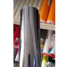 Sticker Motor Mobil Metallic Chrome Aneka Warna - Black Chrome