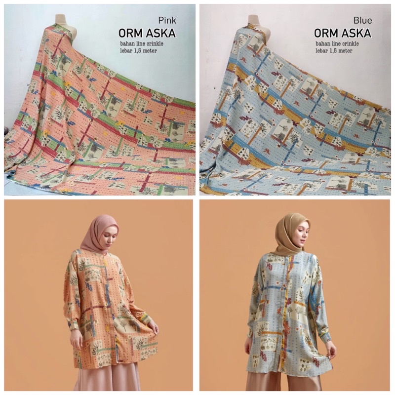 KAIN ORM Original Ria Miranda motif ASKA