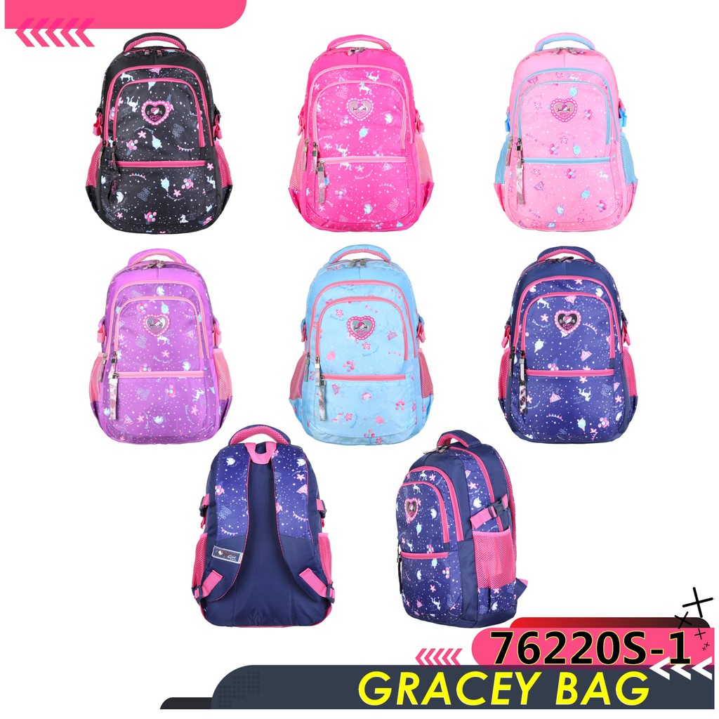 GB-76220 Tas Ransel Sekolah Anak Perempuan/Remaja Silvergirl by Alto