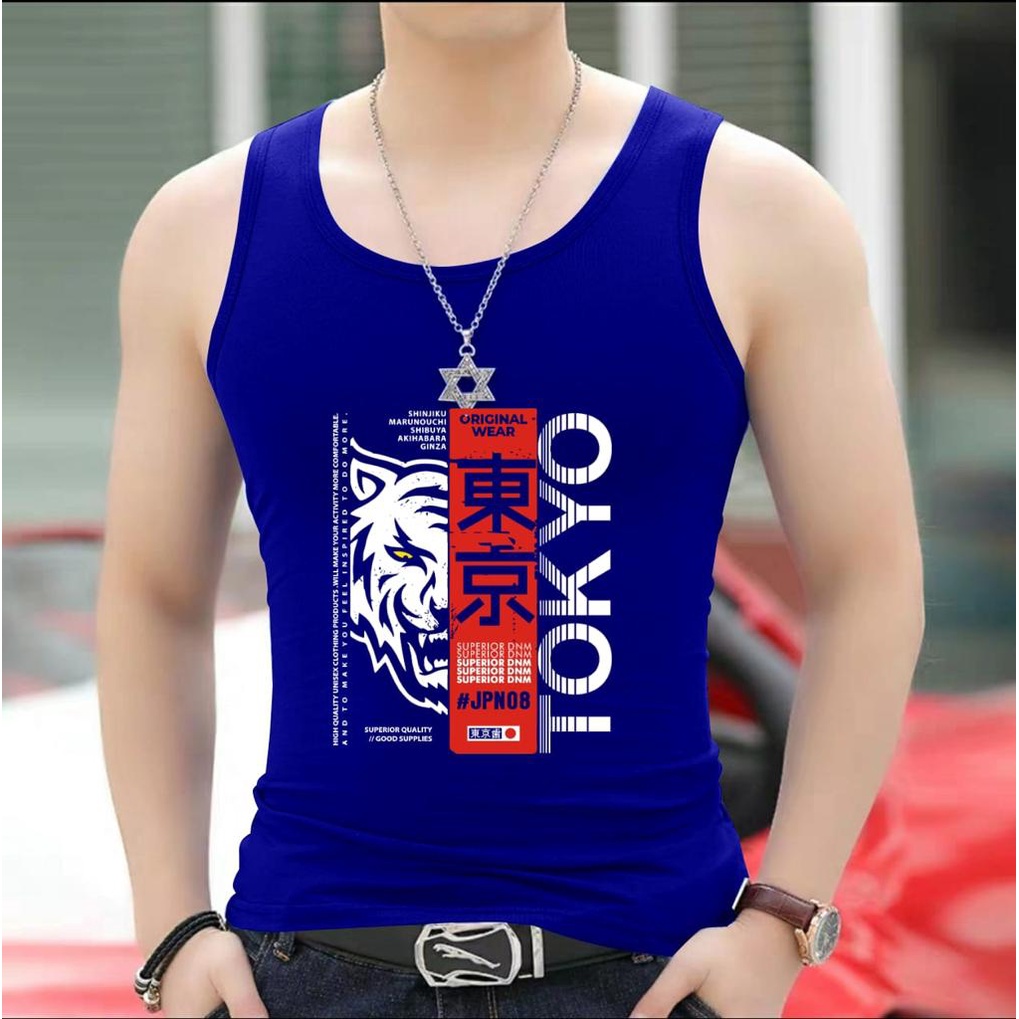 SINGLET TOKYO  / kaos dalam pria / kaos dalam terlaris -mukzhop