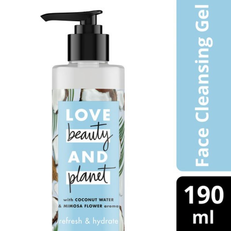 Love Beauty &amp; Planet Face Cleansing Gel &amp; Scrub 190ml