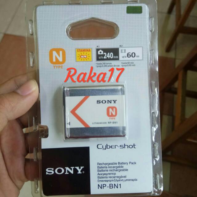 BATERAI CAMERA SONY CYBERSHOOT DSC W320