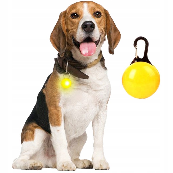 Lampu Senter LED Glow In The Dark Untuk Kerah Anjing / Kucing