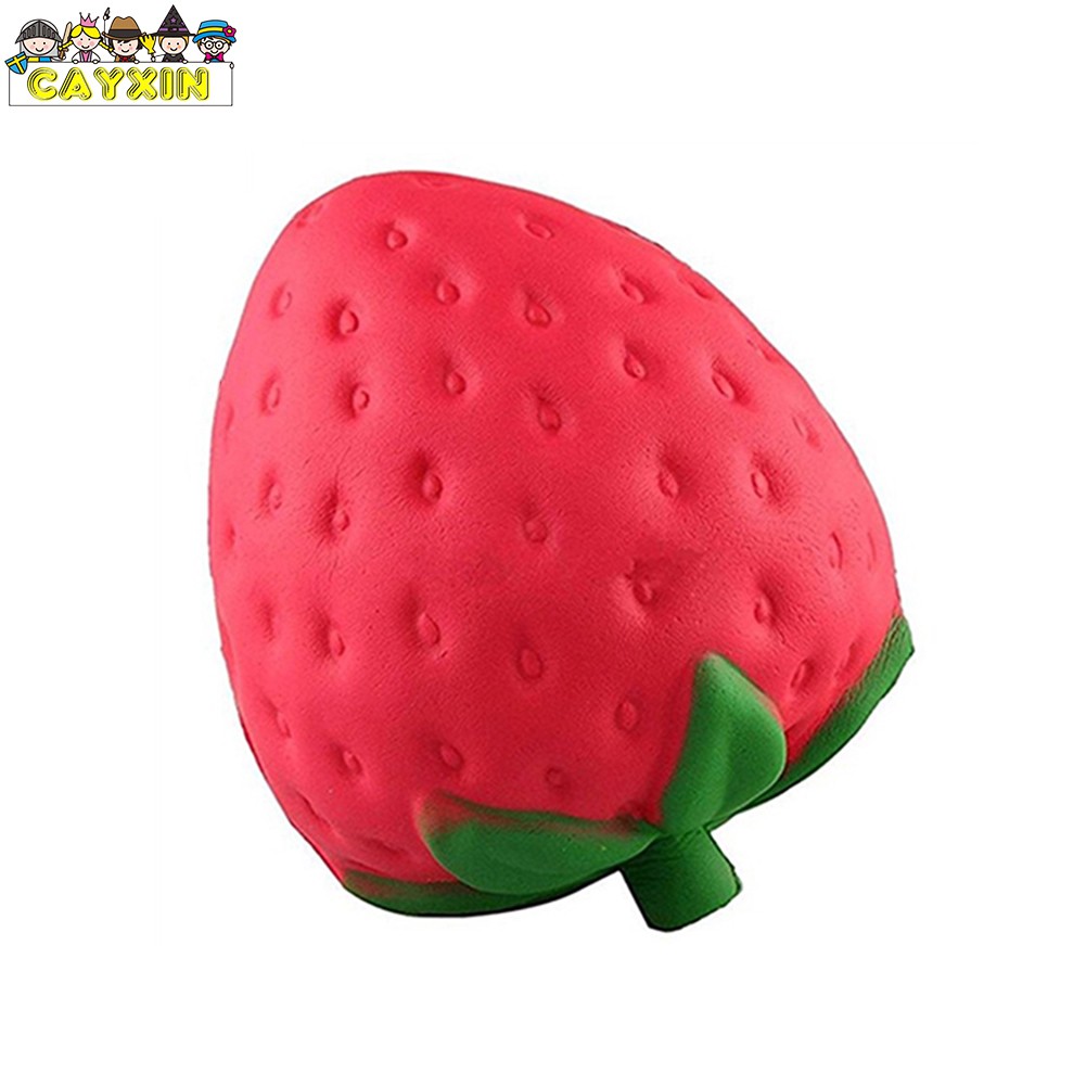 Bayar Di Tempat Boneka Squishy Lembut Bentuk Stroberi Bayar Di Tempat Boneka Squishy Lembut Bentuk Stroberi