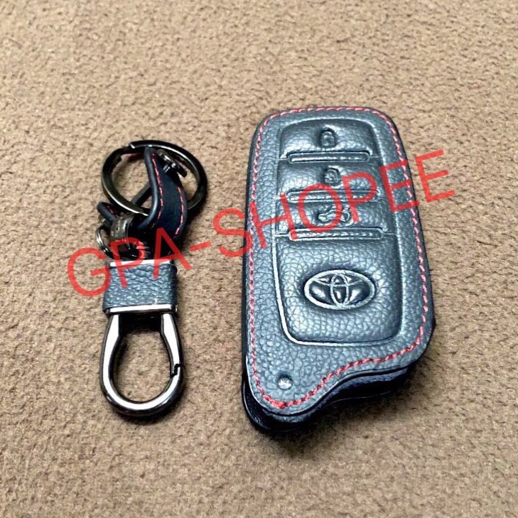 Sarung remote remot kunci fortuner innova venturer Q kulit leather key remote vrz