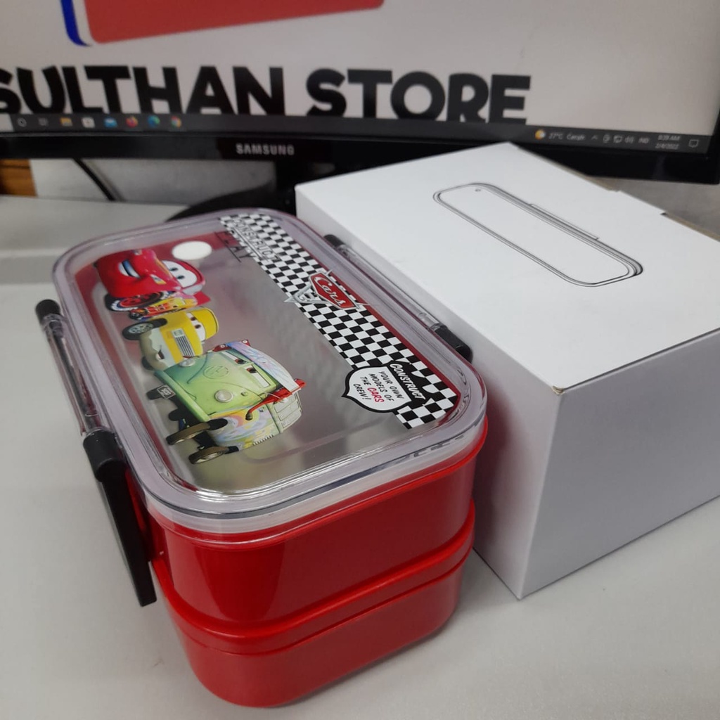 Lunch Box 3 Susun | Kotak Makan siang | Kotak Bekal Sekolah | karakter