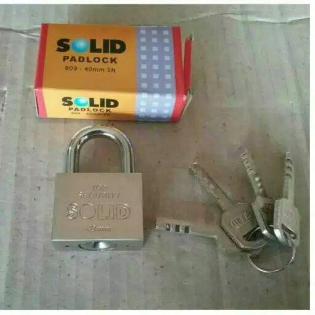 Gembok 40mm Solid,gembok Motor,pagar,pintu Dll,kunci Solid