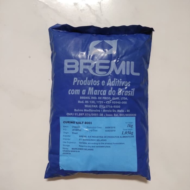 Curing Salt 1kg dengan Quality Control Laboratory bacon ham pink