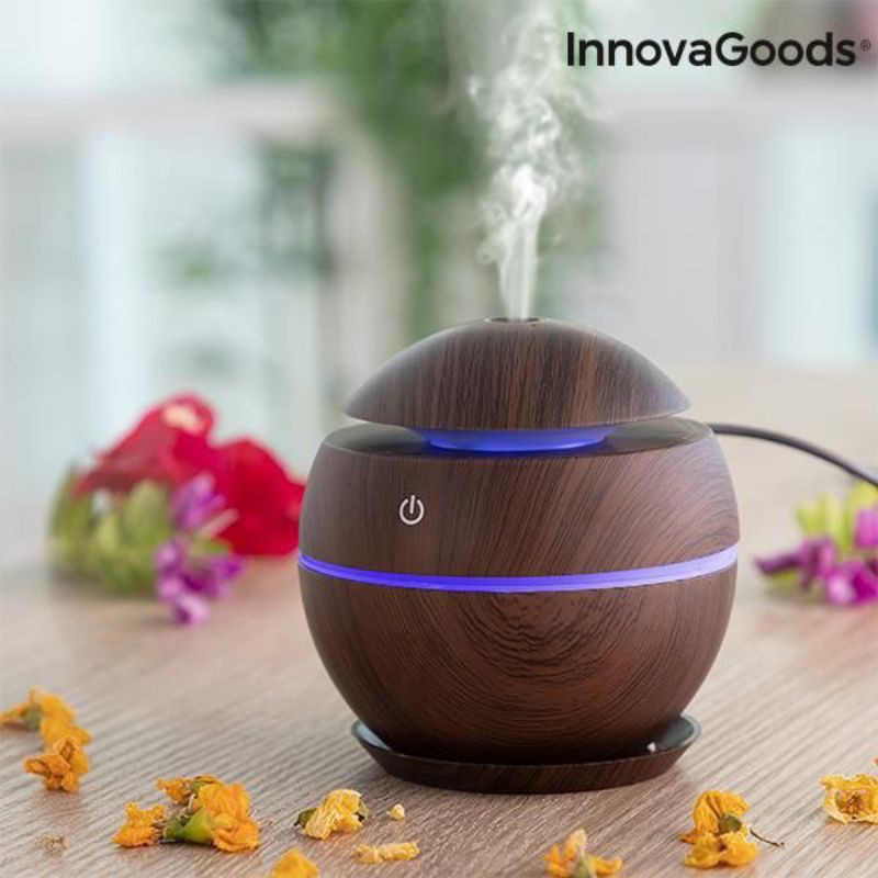 Humidifier Air Diffuser Aromaterapi UltraSonic Essential Oil Disfuser Taffware Pelembab Pewangi