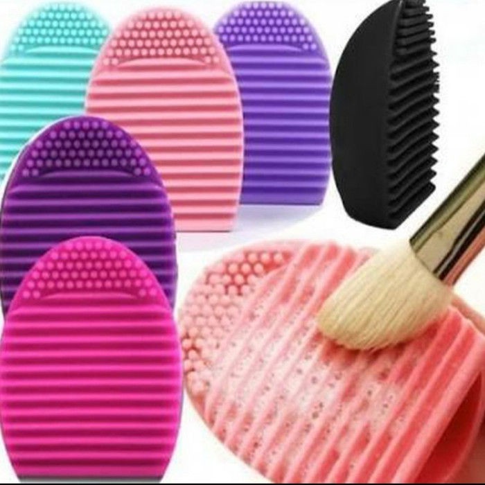 Egg Brush Cleaner Makeup Alat Pembersih Kuas Makeup