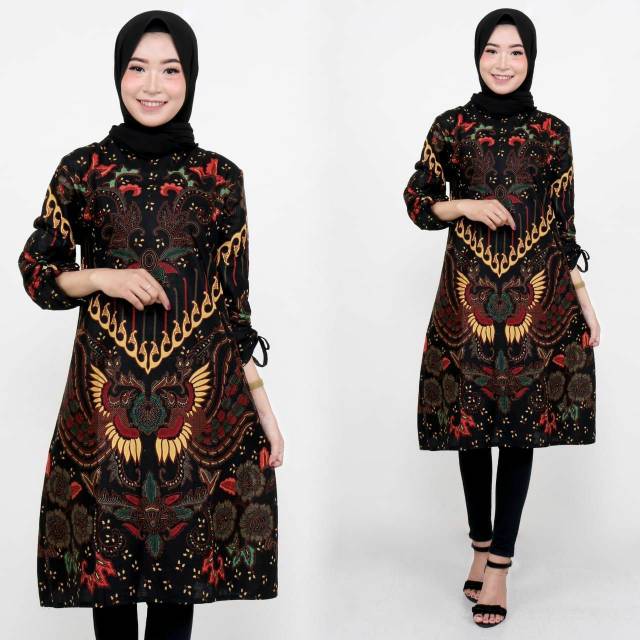 Baju Batik Wanita Model Tunik