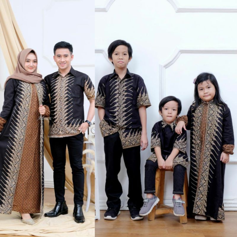Termurah Batik Couple Keluarga Modelterbaru Motif Sorot Tengah, Ada 4 Pilihan Warna E7JxVjCZoQAMV